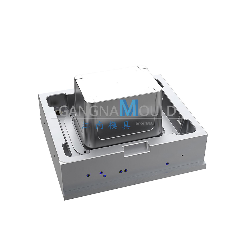 JN-491 可堆叠PP储物盒注塑模具