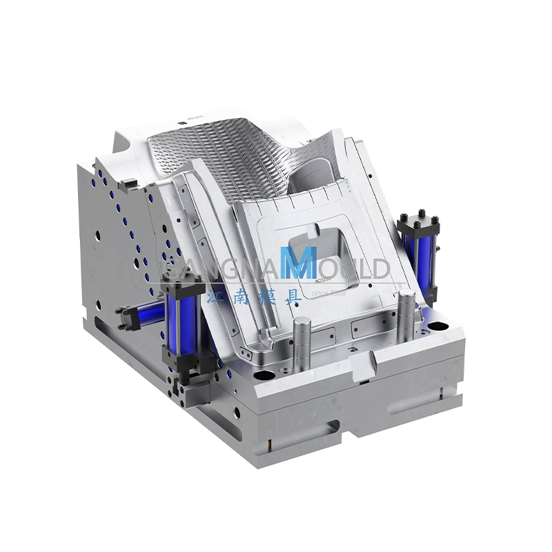 JN-194 塑料扶手藤椅模具注塑模具