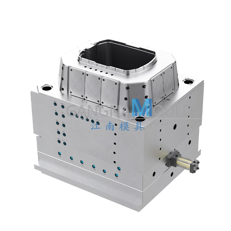 JN-253 精密脚踏垃圾桶注塑模具
