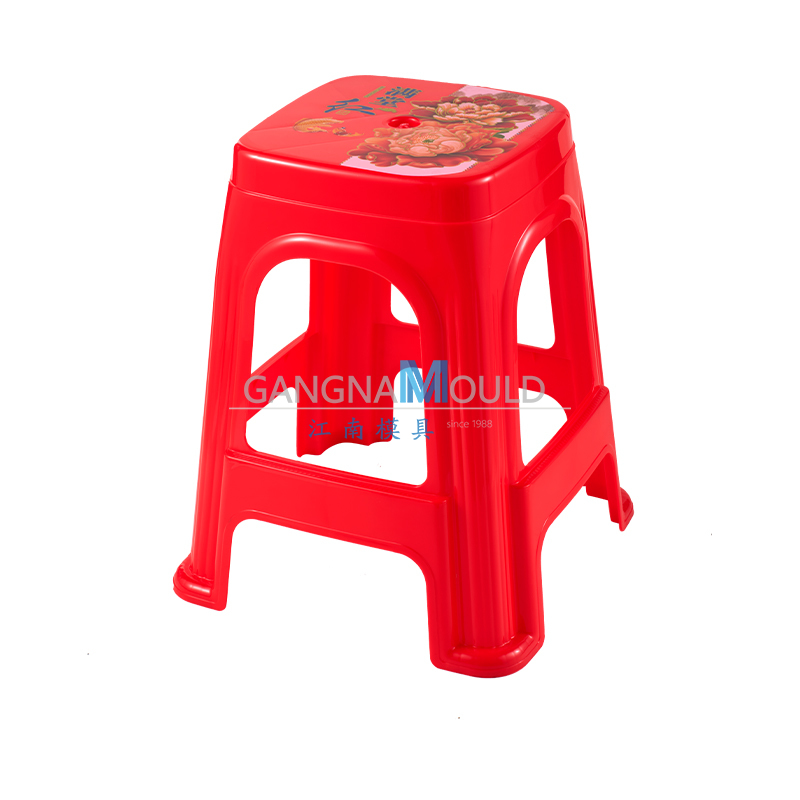 JN-592 现代便携可堆叠塑料凳子模具